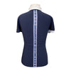 Cavalleria Toscana Jersey Polo in Navy/White