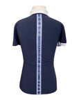 Cavalleria Toscana Jersey Polo in Navy/White