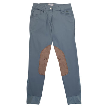 SmartPak 'Hadley' Breeches in Slate/Tan Patch