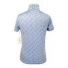 Kerrits 'Ice Fil Lite' Short Sleeve Sun Shirt in Ice/Navy Horses