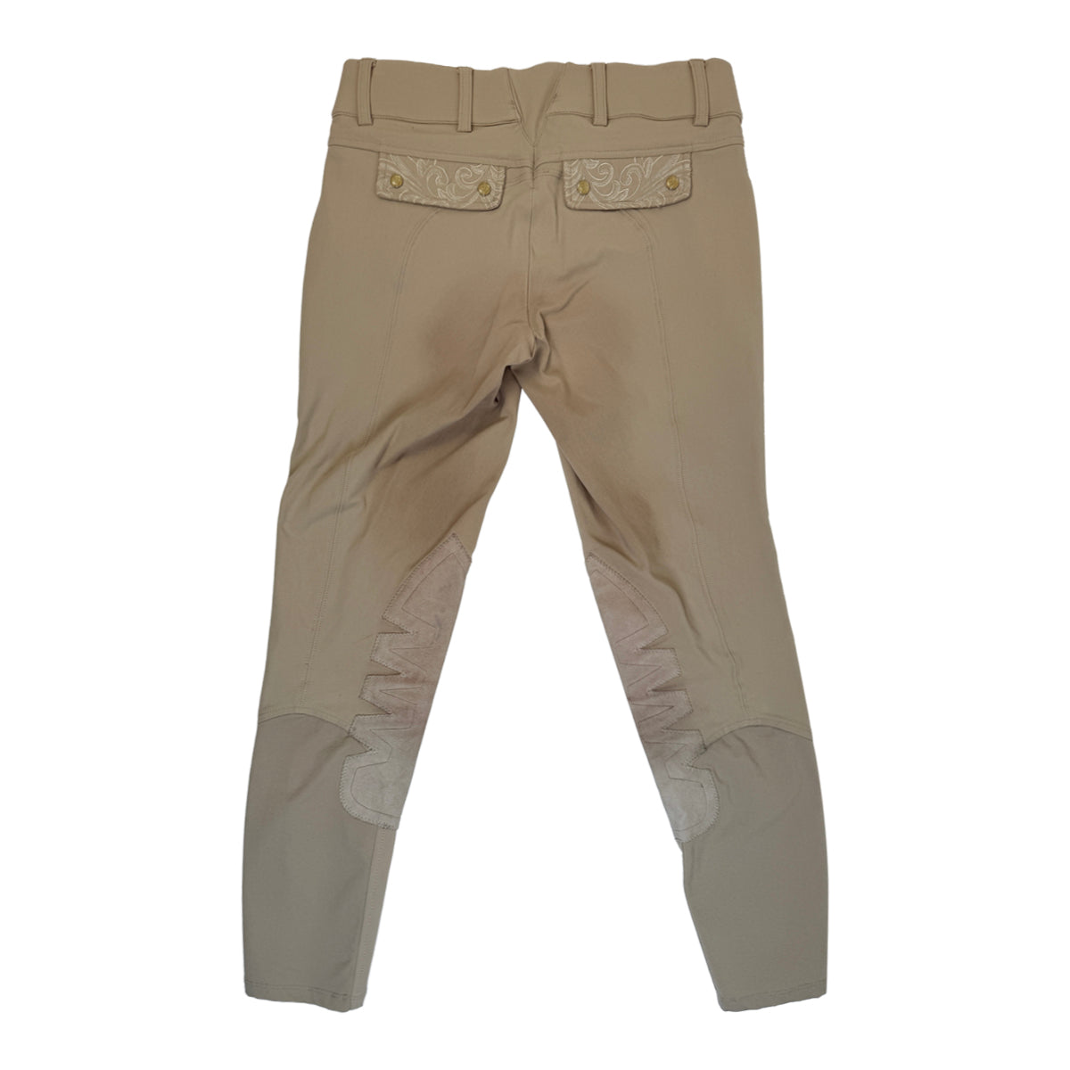Ariat 'Olympia' Knee Patch Breeches in Tan