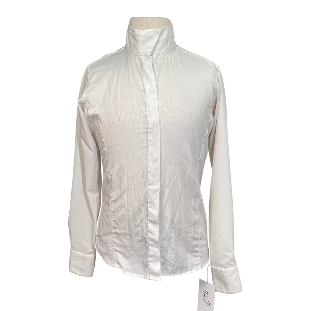 RJ Classics Cool Stretch Prestige Collection Show Shirt in White/Colorful Porcupine 
