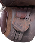 Henri de Rivel Club Close Contact Saddle in Brown