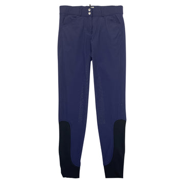Dover Saddlery 'Dalton' Full-Seat Breeches in Navy