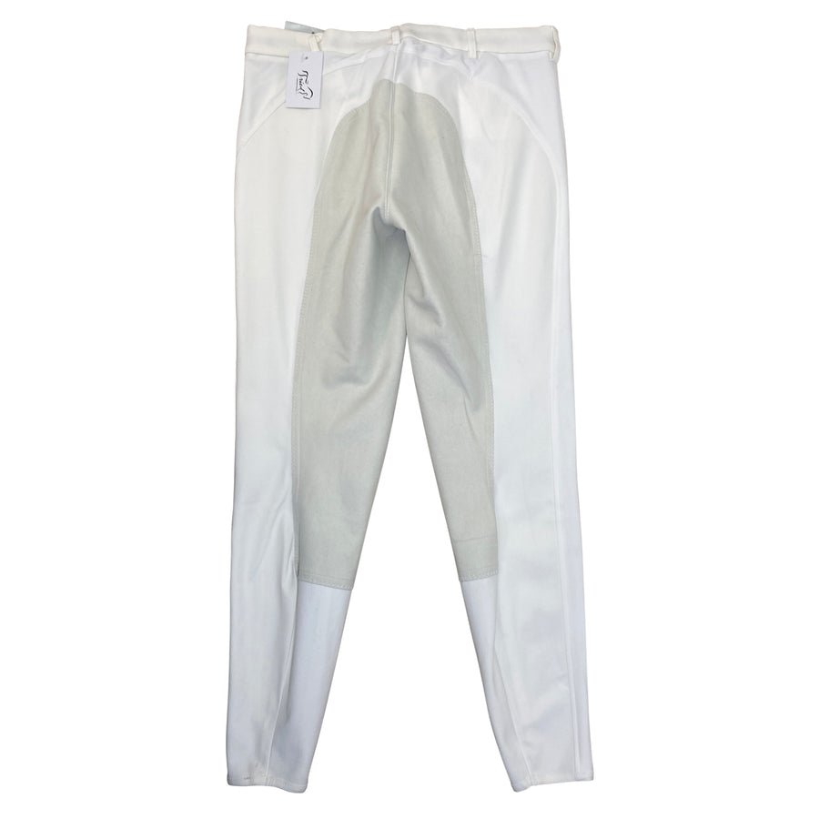 Back of Pikeur 'Nanette' Full Seat Breeches in White