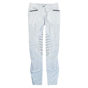 Animo Knee Grip Breeches in White