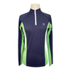 Kathryn Lily ProAir3 Sunshirt in Navy/Lime Green