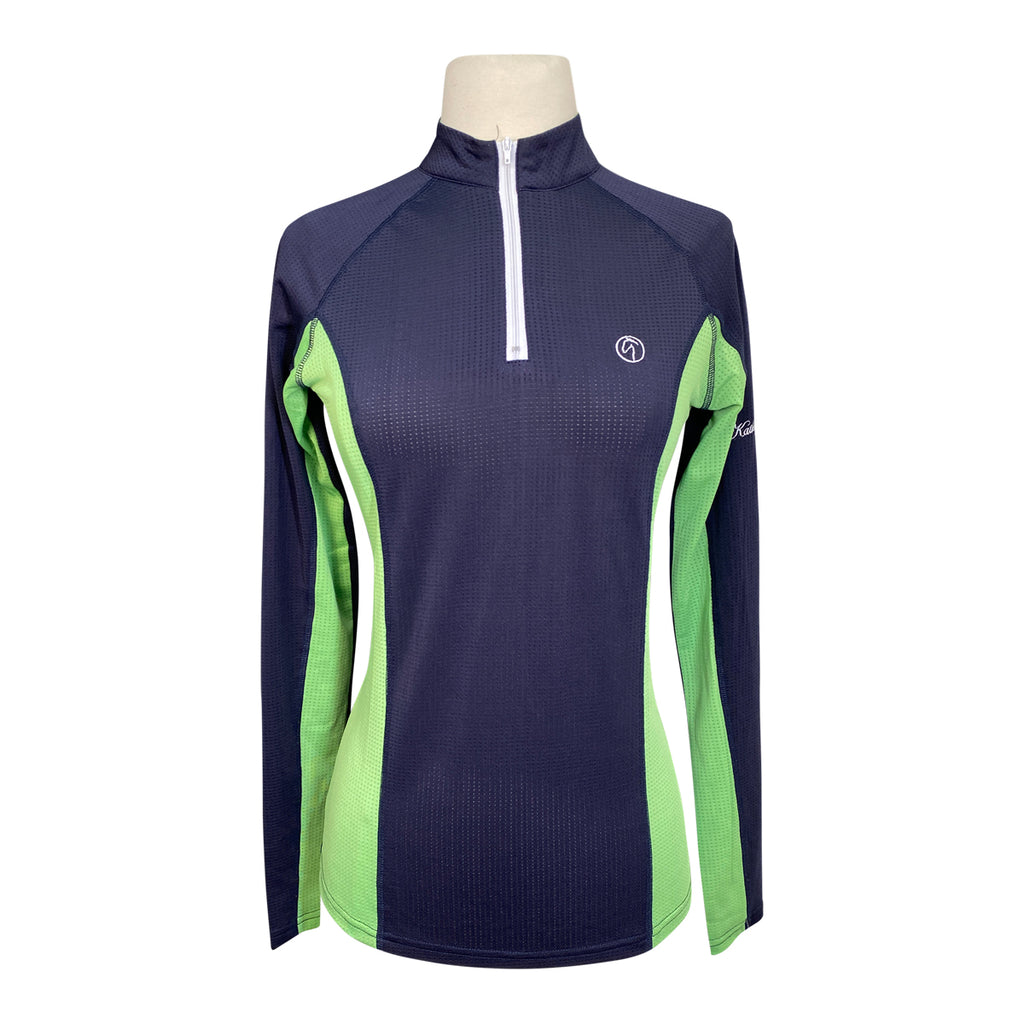 Kathryn Lily ProAir3 Sunshirt in Navy/Lime Green
