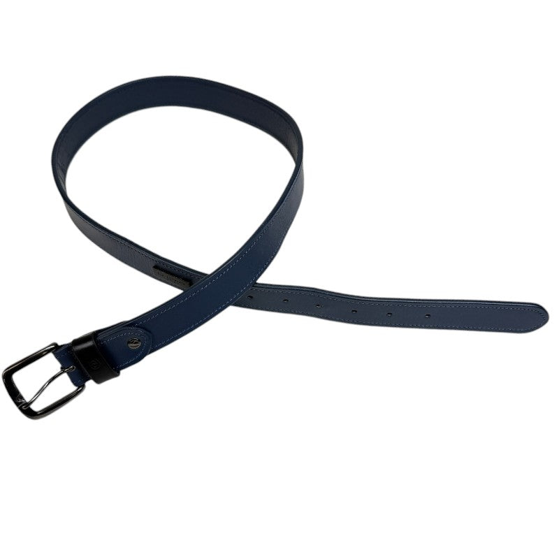 Equestrian Stockholm 'Prime' Belt in Navy