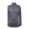 Kastel 'Charlotte' Sun Shirt in Grey/Purple