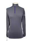 Kastel 'Charlotte' Sun Shirt in Grey/Purple
