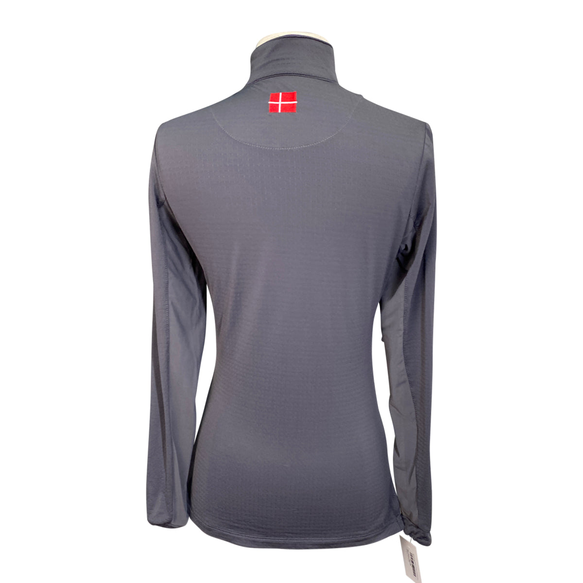 Kastel Long Sleeve 1/4 Zip in Grey/Purple - Women's Medium