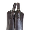 Forestier Wide Stirrup Leathers in Dark Brown - Medium