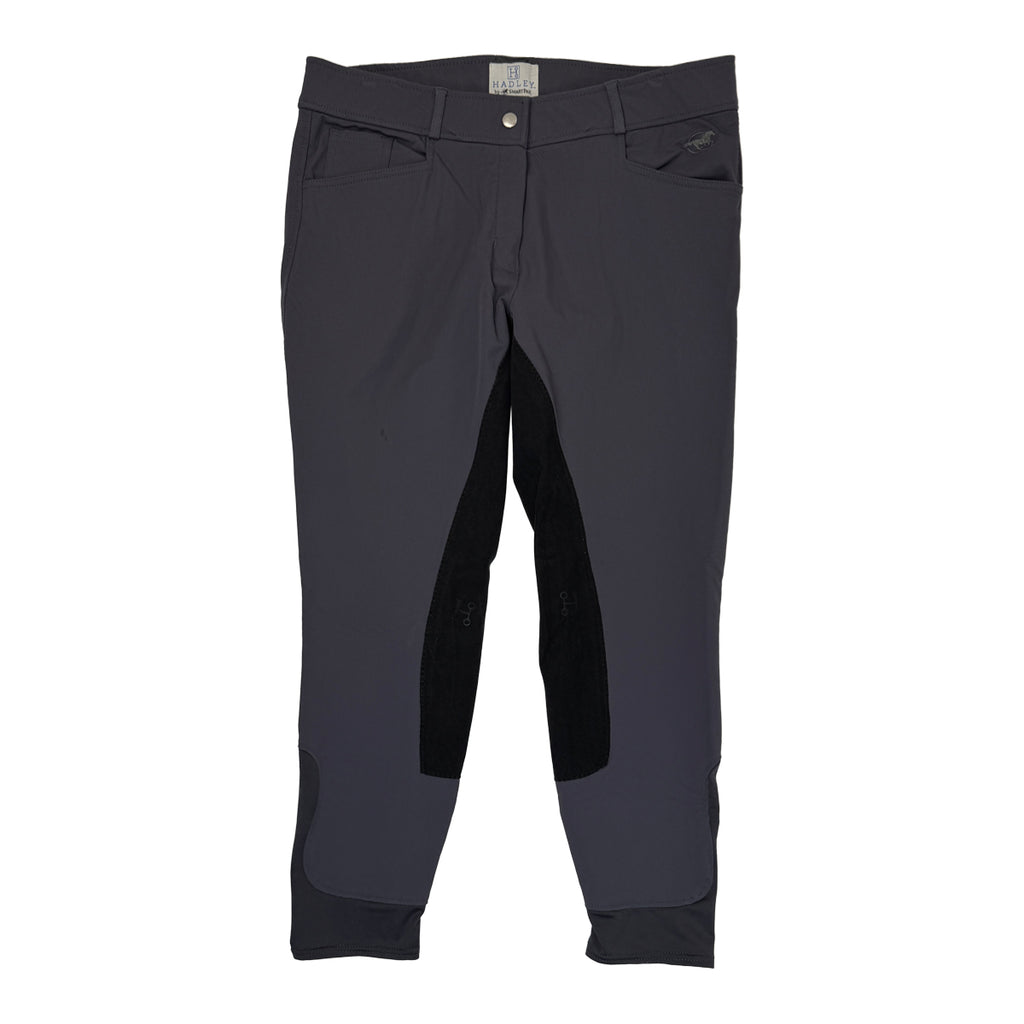 SmartPak 'Hadley' Suede Full Seat Breeches in Grey 