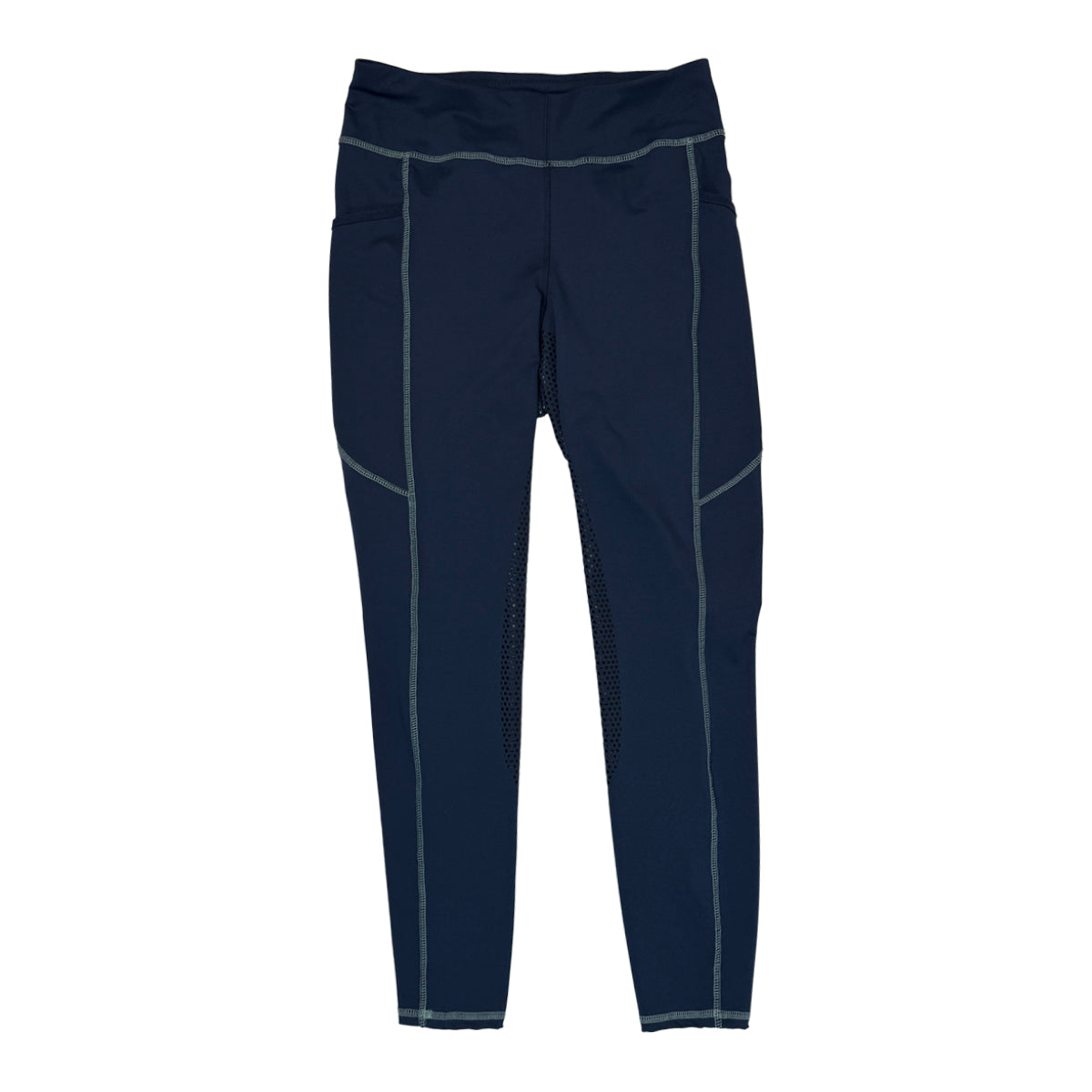 Riding Sport Full Seat Tech Tights in Sapphire
