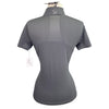 Back of Kingsland 'Wilmary' 1/2 Zip Training Shirt in Grey Asphalt - Women's Medium