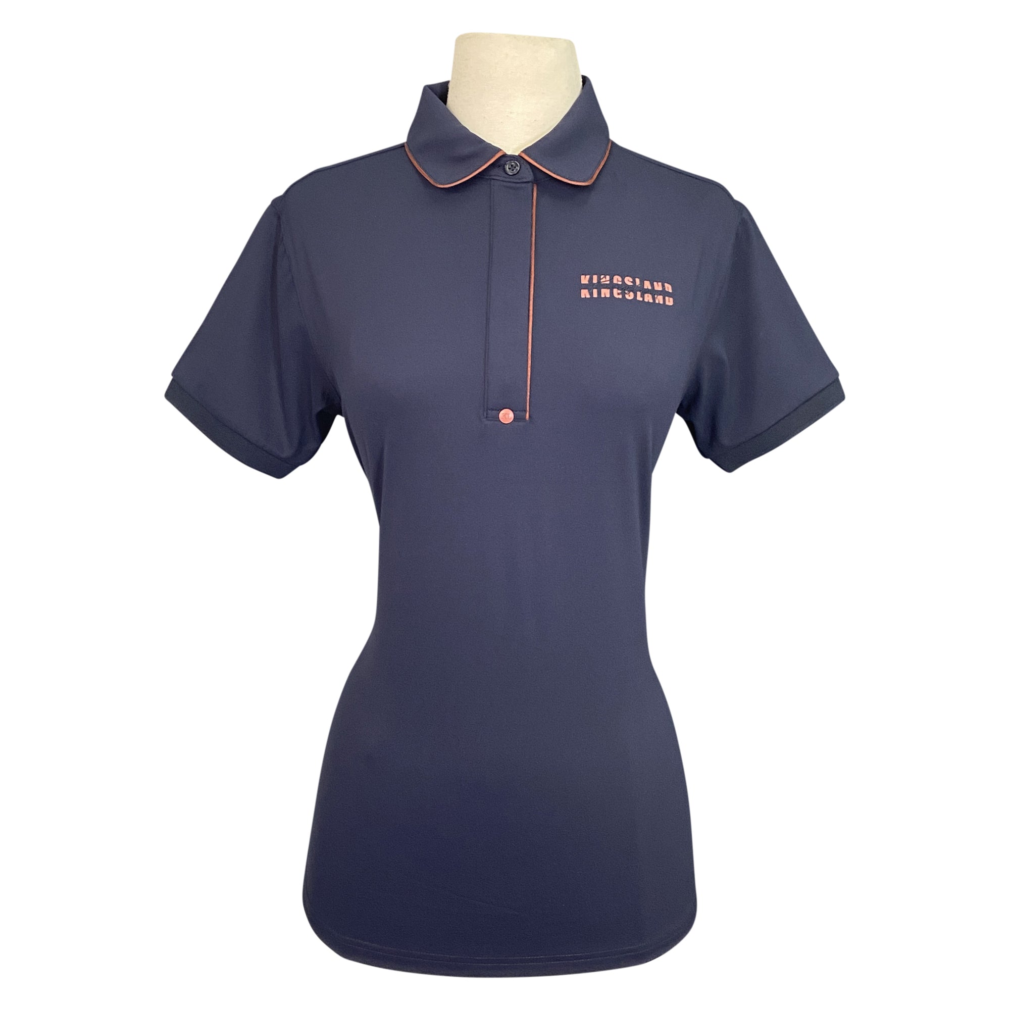 Front of Kingsland 'Olena' Tech Pique Polo