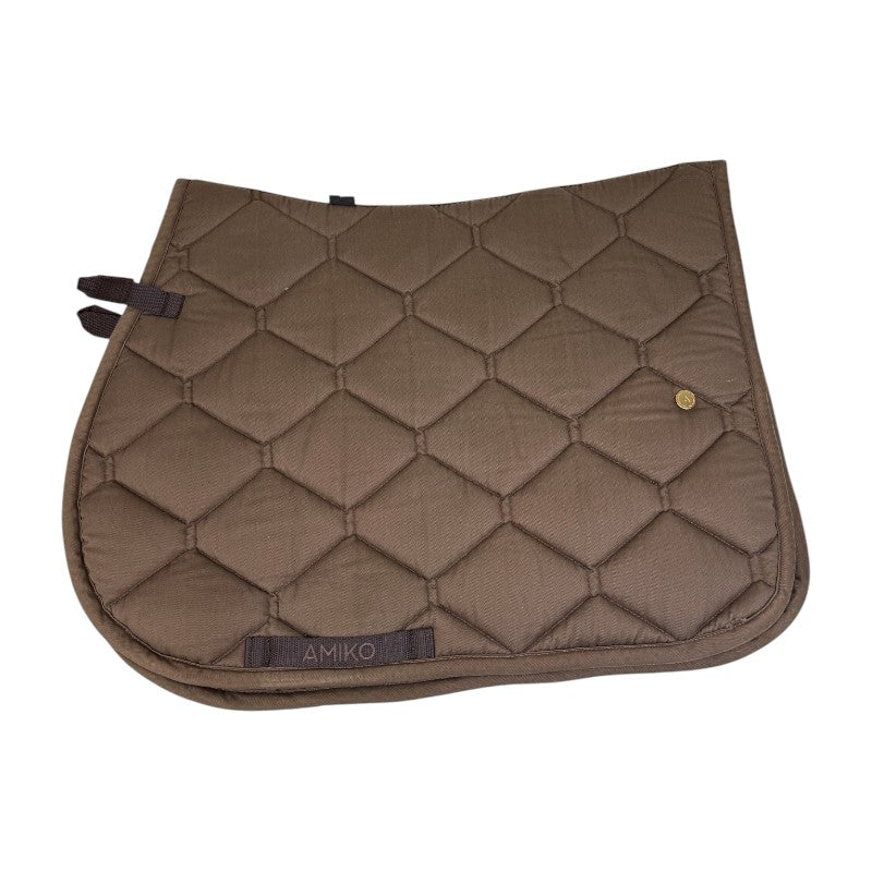 Amiko Essential GP Saddle Pad in Brown