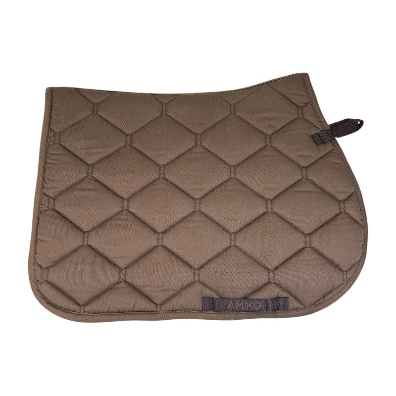 Amiko Essential GP Saddle Pad in Brown