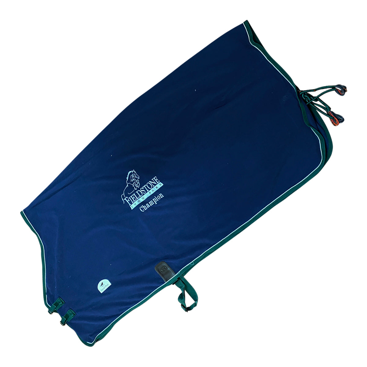 Smartpak Classic Fleece Cooler in Cobalt/Green