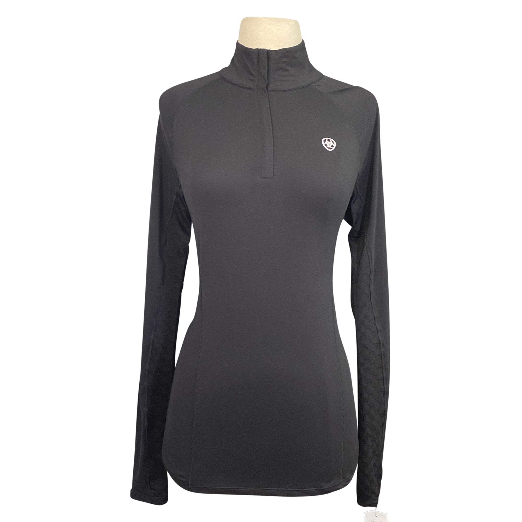 Ariat 'Lowell 2.0' 1/4 Zip Shirt in Black