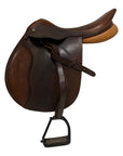 Collegiate A/P Beginner Saddle Set in Brown