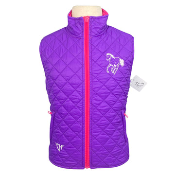 Cowgirl Hardware Vest in Purple