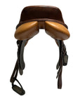 Collegiate A/P Beginner Saddle Set in Brown