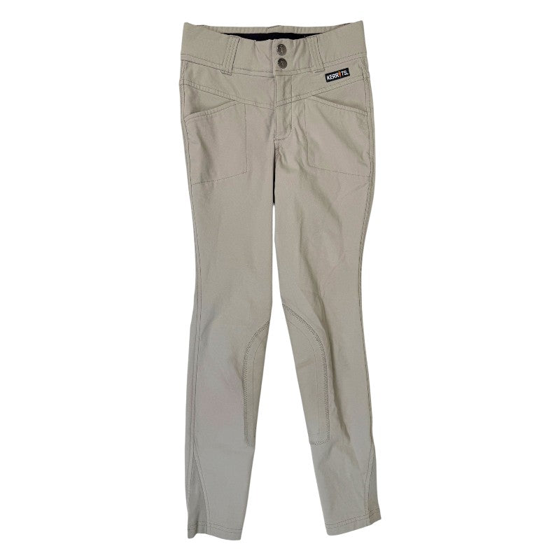 Kerrits 'Crossover' Knee Patch Breeches in Tan
