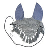 Crochet Fly Bonnet in Ice Blue