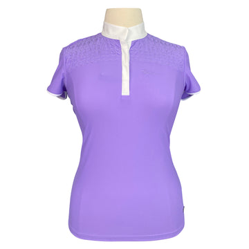 Equiline 'Denise' Short Sleeve Competition Shirt in Lavender