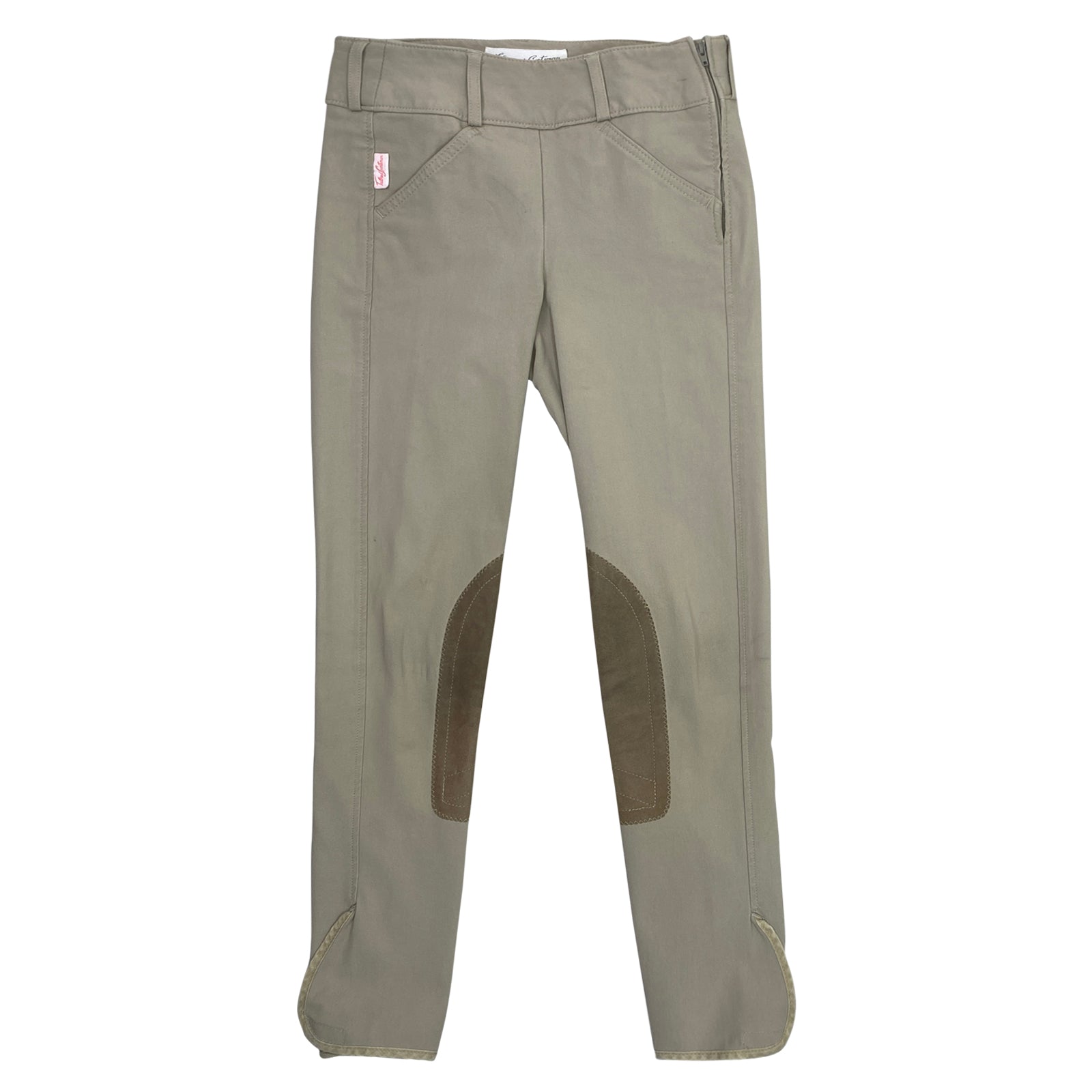 Front of Tailored Sportsman Trophy Hunter Breeches in Tan