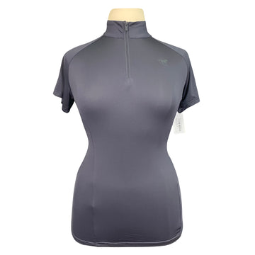 Smartpak Piper Short Sleeve Shirt in Charcoal Grey