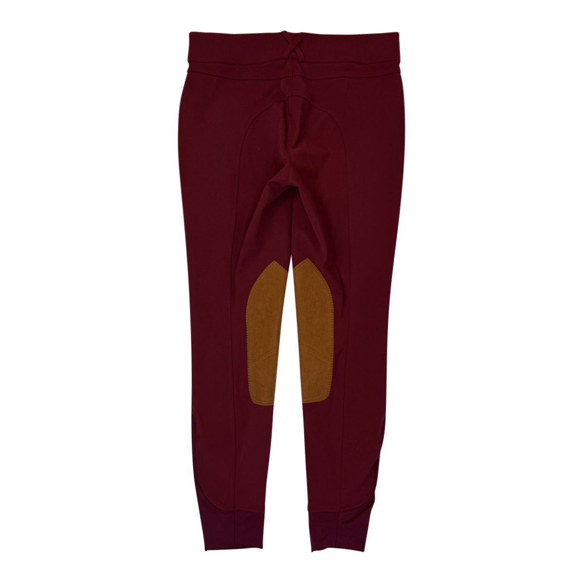 Dover Saddlery 'Dalton' Classic Knee Patch Breeches in Maroon