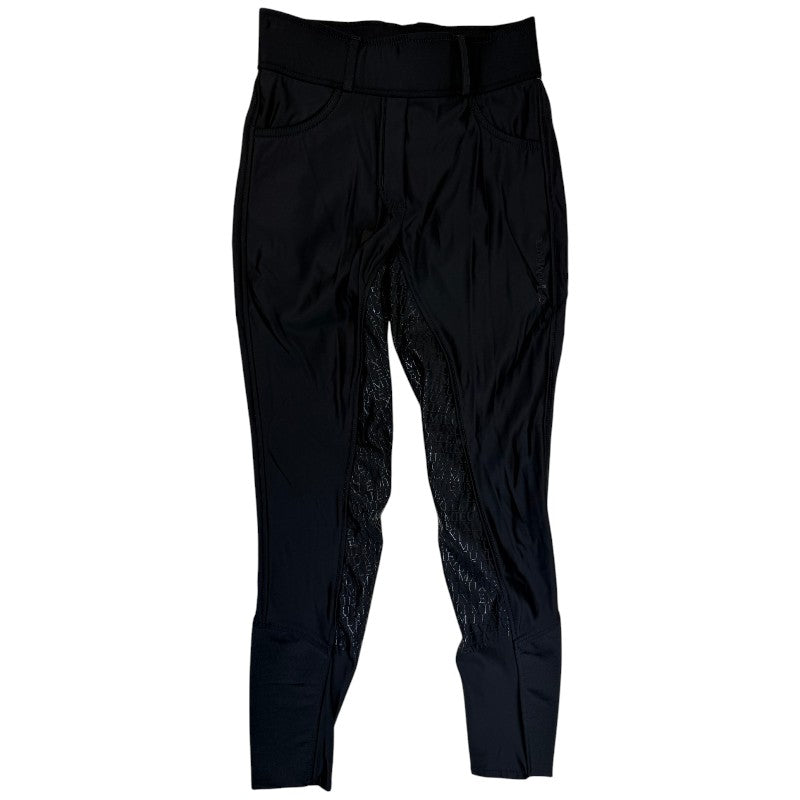 LeMieux Pull On Full Seat Silicone Breeches in Black