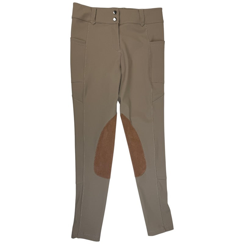 Free Ride Equestrian 'Pro' Knee Patch Breech in Tan