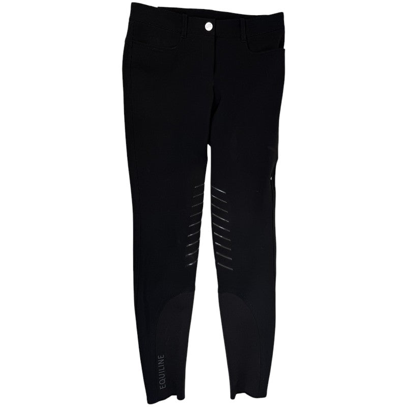 Equiline Knee Patch Breeches in Black