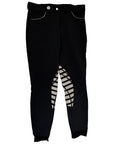 Kathryn Lily Knee Grip Breeches in Black