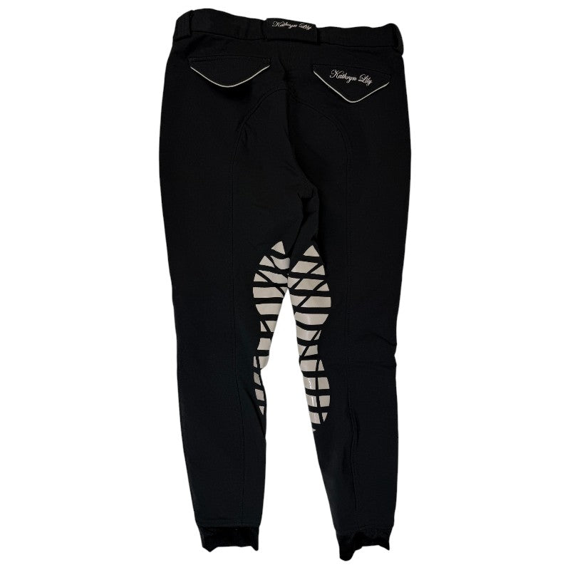 Kathryn Lily Knee Grip Breeches in Black