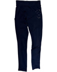 Aztec Diamond Young Rider Riding Leggings in Navy