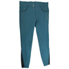 KL Select Gabrielle Full Seat Breeches in Teal