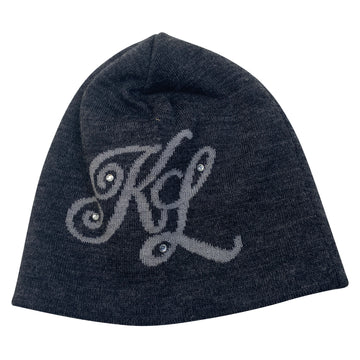 Kingsland Logo Beanie in Charcoal