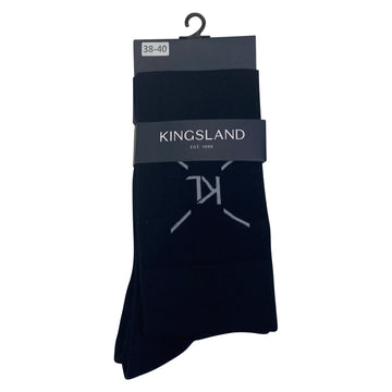 Kingsland Knee-High Socks in Navy