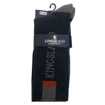 Kingsland Wool Mix Socks in Green Beluga