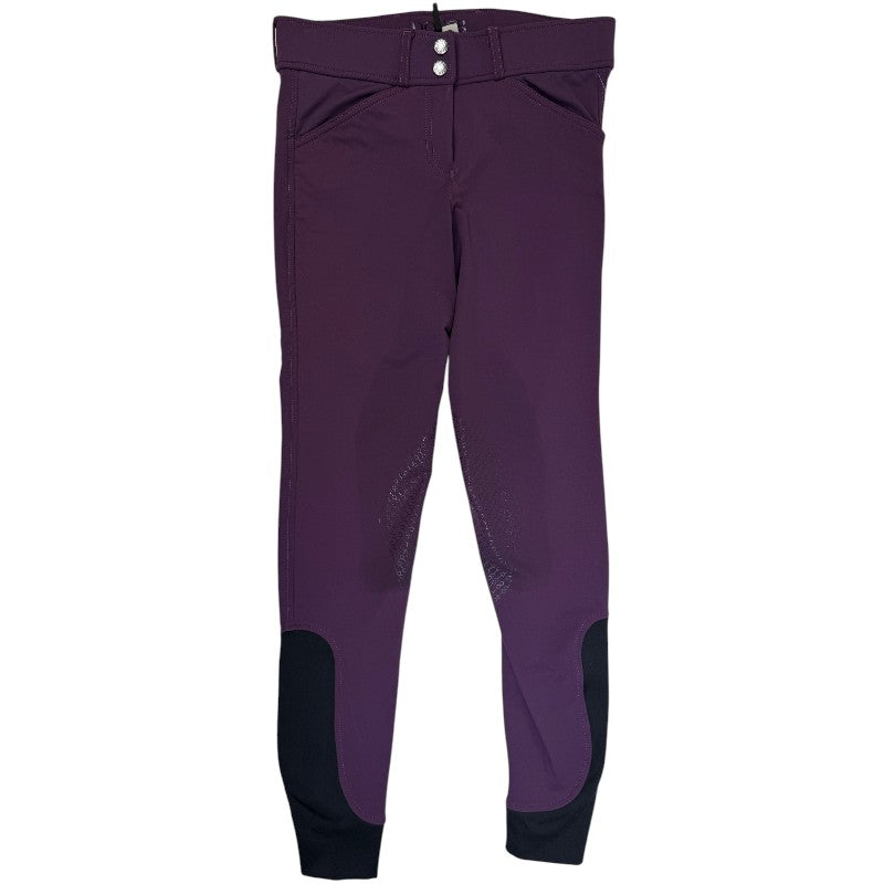 Dover Saddlery 'Dalton' Knee Grip Breeches in Merlot