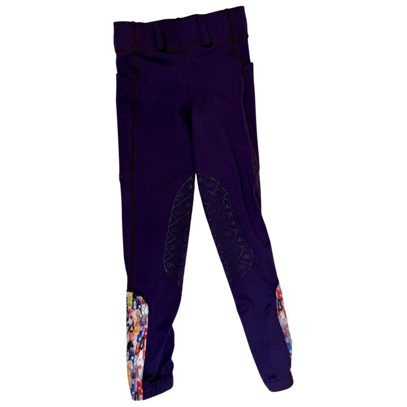 Ovation AeroWick Silicone Knee Patch Tights in Concord 