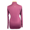 Anique Signature Sunshirt in Merlot - Women's XL