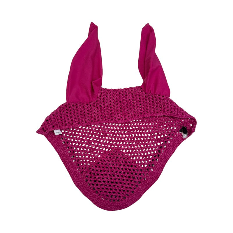 Crochet Fly Bonnet in Magenta