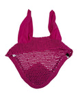 Crochet Fly Bonnet in Magenta