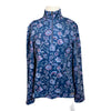 Kerrits 'Up Tempo' Fleece Tech Top in Admiral Bloom - Children's XL